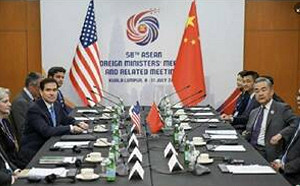 上任國務卿以來首次見王毅! 盧比歐為川普訪中之行鋪路