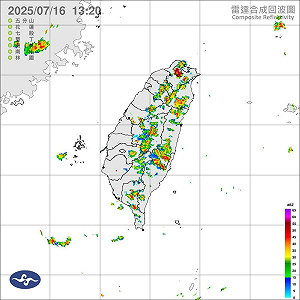 快訊》大雨狂炸15縣市!氣象署:對流旺盛  雙北大雨一路下到晚上