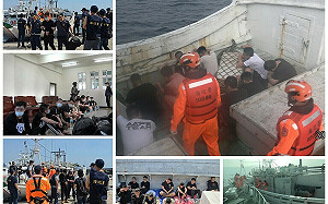 海巡抓偷渡外逃 10通緝犯一「船」打盡