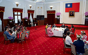 友邦青年來台圓夢 賴清德「豆漿燒餅」歡迎：把握機會品嚐美食 