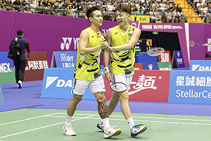 楊博涵劉廣珩逆轉勝  日本羽球賽首晉男雙4強