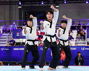 世大運跆拳道品勢男子團體  台灣再奪1面銅牌