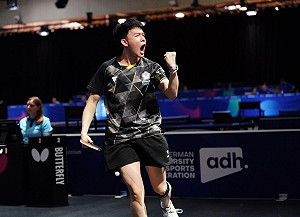 世大運桌球男團台灣扳倒日本　將和中國爭金