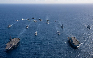 英美航艦同框！威爾斯親王攜手華盛頓 軍演「護身軍刀」