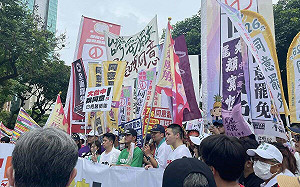 （影）大台中我同意！罷團集結催票 高喊「大罷免大成功」