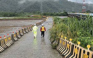 薇帕豪雨灌爆花東！台東利嘉林道2日累積雨量達573毫米