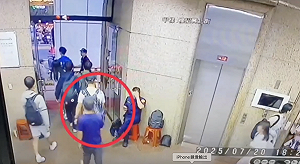 警方放行蛋砸民進黨？中正一：兩嫌犯從地下3樓搭電梯到10樓
