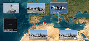 維持中東強大軍力部署 美「福特號」航艦進駐地中海