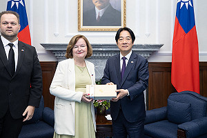 賴清德：台灣與歐盟都遭到外部勢力滲透、盼分享經驗深化社會韌性 