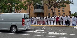 遺愛人間！台電李元瀚殉職捐眼角膜 百名醫護列隊含淚送行