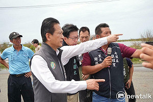 林俊憲、郭國文爭取預算強化防災韌性 推動七股潟湖沙洲復育大寮排水整治