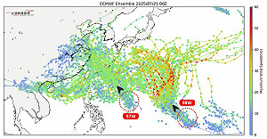 海上3兄弟大亂鬥！「范斯高」颱風就要生成   2熱帶擾動緊追在後