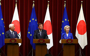 日歐建立經濟安保聯盟  合作面對美中