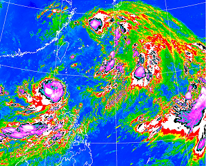 三颱鼎立9縣市大雨特報！大罷免投票日有雨 大低壓帶影響到下週四