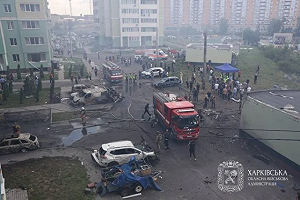 (影) 俄軍用新航空炸彈百里外襲烏! 重磅炸彈狂轟哈爾科夫等多城 釀嚴重死傷