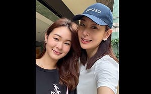 賈永婕與20歲首投族女兒小羽參與投票 呼籲「一起守護台灣」