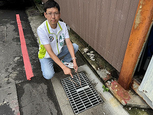 (影)台中假水溝再現！林祈烽痛批：盧秀燕請假搞政治 市政放水流