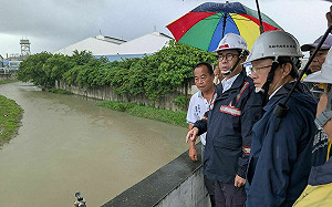 迎強降雨高風險期  陳其邁視察北高雄防汛設施