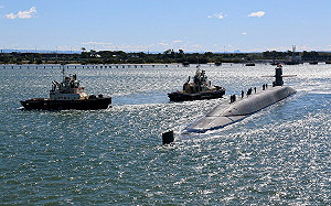 美國海軍俄亥俄級巡弋飛彈潛艦首訪澳洲布里斯本