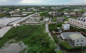 台南暴雨多處淹水！空拍機記錄柳營災後畫面曝光