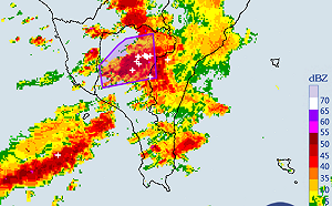 大豪雨來襲雨炸10縣市! 屏東台東一早大雷雨、低窪地區留意積淹水