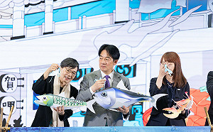 出席美食展 賴清德：台灣是民主社會激盪各種創新味道