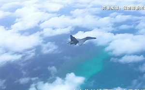 解放軍4艦壓境黃岩島! 歼-16掛彈巡航示警 反制菲抵制中國軍事準備