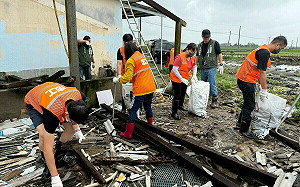 民進黨中央組志工團動員救災　民進黨：助弱勢鄉親恢復家園