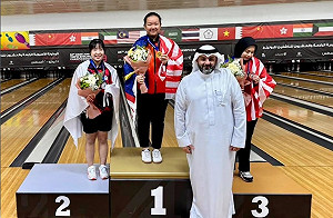 卡達亞青少保齡球錦標賽  台灣隊獲3銀3銅