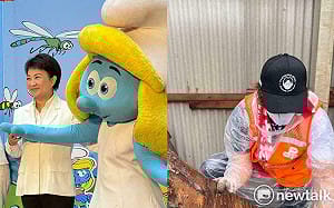 盧秀燕忙著和小精靈共舞？江肇國、陳雅惠率志工隊馳援台南救災清理家園