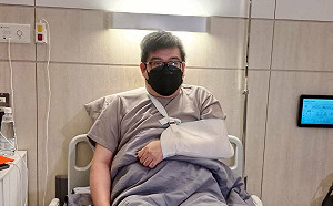 啟動全院安全升級  博田醫院照常門診並慰問傷員