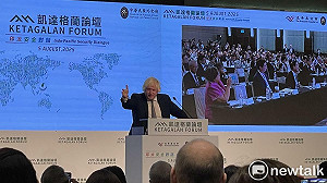 我要向台灣人說支持你們!強生籲民主國家別對北京退縮、與「台灣站在一起」