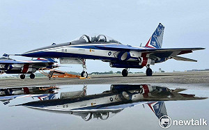 勇鷹高教機降落煞車失靈險衝出跑道？空軍否認：跑道濕滑安全落地