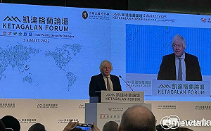 入境隨俗喊「哩厚」 強生：中國侵略台灣是巨大錯誤