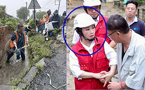 先天性心臟病的何博文VS.救災著全妝的「台中乾媽媽」名嘴批沒良心