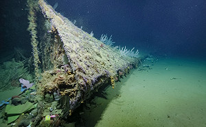 深埋海底逾80年！二戰沉沒戰艦殘骸重現世人眼前