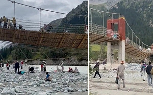 新疆斷橋事件釀5死24輕重傷! 伊犁夏塔景區網虹橋索突斷裂 去年就曾傾斜