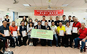 「丹娜絲」重創南部 李坤城號召三重宮廟捐110萬善款援助災區 