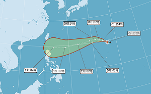 楊柳颱風生成！日本預測「直奔台灣」這3天最靠近 不排除發布海警