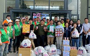 綠北市黨部率50名志工到嘉義水上鄉 協助災後復原