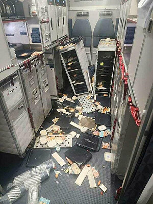 達美航空遇亂流至少25人傷! CNN : 若暖化趨勢持續 亂流產生頻率將增3倍