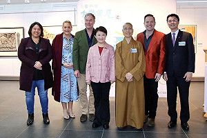 盧秀燕訪澳主持大墩美展開幕 出席布里斯本僑界晚會