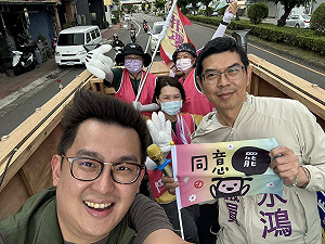 后里女婿回鄉救火!卓冠廷挺中三罷免  楊瓊瓔號召藍營縣市長站台相挺