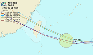 楊柳颱風路徑「南北分歧」！氣象署估「花東」　美日韓估偏北「宜花」登陸