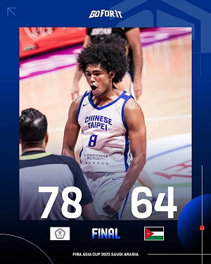 台灣男籃對約旦上演復仇記  睽違12年返亞洲盃8強