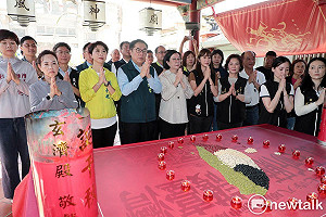颱風前風神廟辦奏天祈護民安祭天祈願大典  黃偉哲盼風神庇佑守護台南