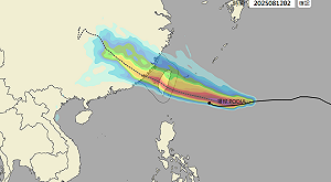 楊柳颱風進逼！氣象署最快下午2:30發陸警 首波警戒範圍曝光