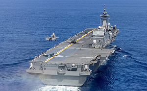 回敬中國雙航艦軍演  美英日3航艦戰鬥群14艦、120機秀肌肉