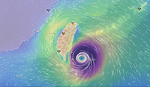 楊柳颱風中午登陸台東! 吳德榮： 勢必遭遇16級以上｢毀壞性｣強陣風