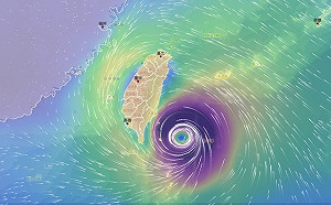 楊柳颱風中午登陸台東! 吳德榮： 勢必遭遇16級以上｢毀壞性｣強陣風